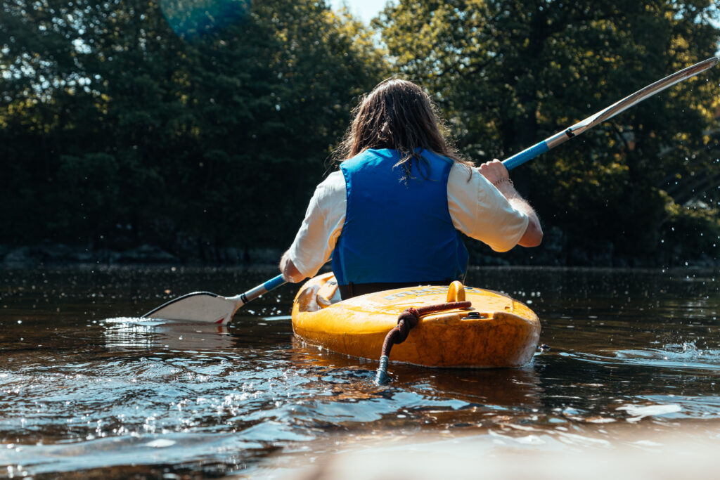 Bloc Wellbeing Kayaking Andy Cunningham